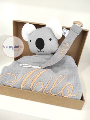 Coffret Koala + attache tétine