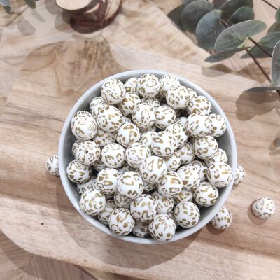 Lot de 10 perles Panthor