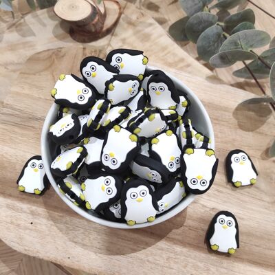 Set mit 10 Pinguin-Perlen