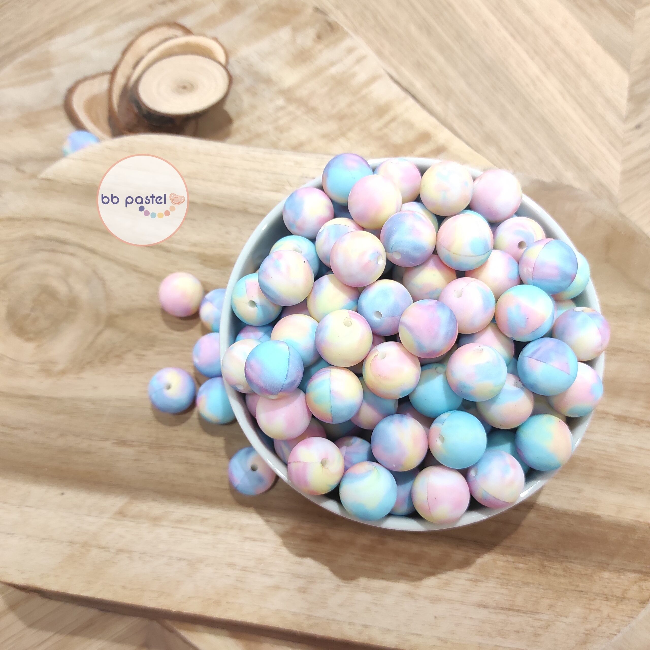 Lotto di 10 grani di polvere da 15 mm