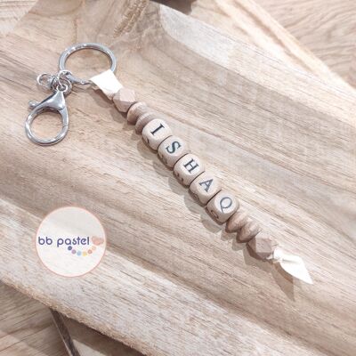 WOODEN KEY RING