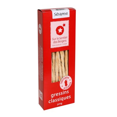 Gressins classiques au sésame - 300g | PROMO DDM 30/06/2024