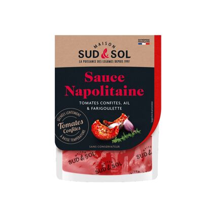 Sauce Napolitaine aux Tomates Confites, Ail & Farigoulette, 200g