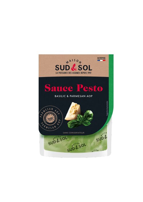Sauce Pesto au Basilic & Parmesan AOP, 200g