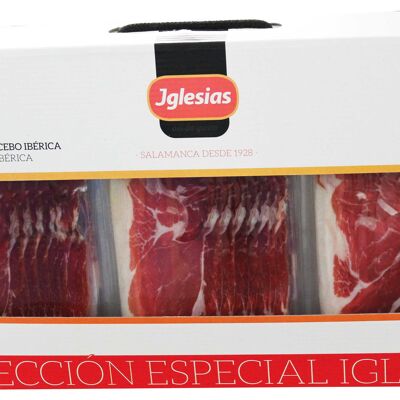 Briefcase PALETA DE CEBO IBERICO of 1.5 kg Sliced - 50% IBERIAN BREED - 15 Envelopes of 100 grams each unit + 0.48 Kg Chopped Bones