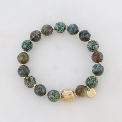 Kanitha Elastic Bracelet - African Turquoise