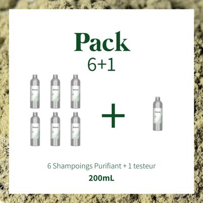 Lotto 6 x shampoo Le Purifiant + 1 TESTER IN OMAGGIO