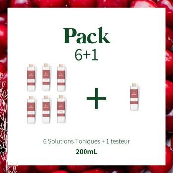 Lot 6 x Solution Tonique + 1 TESTEUR OFFERT 1