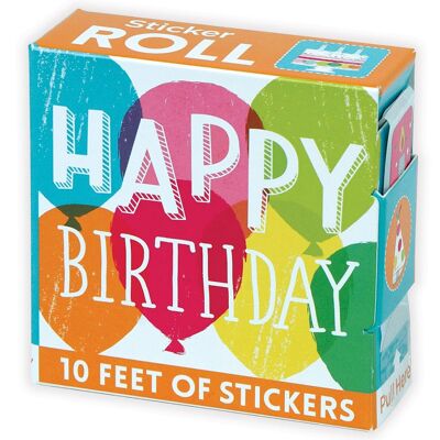 Mudpuppy - Sticker Roll - Happy Birthday