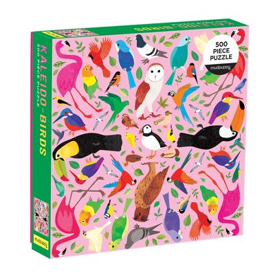 Mudpuppy - Puzzle 500 pcs - Kaleido Birds