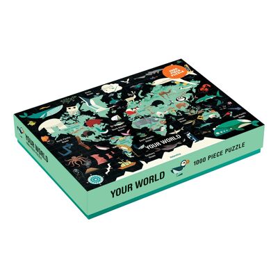 Mudpuppy - Puzzle 1000 pcs - Your world