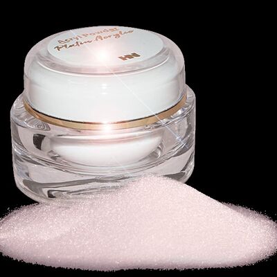 Platin Acrylic Aufbau Powder Make-Up Rosa Glimmer. 20g
