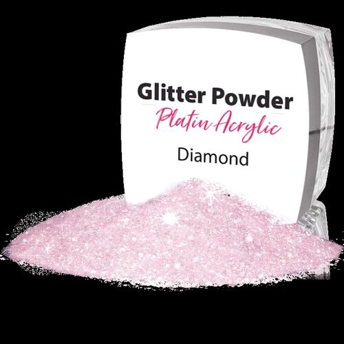 Platin Acrylic French Powder Glamour Rosa 6g