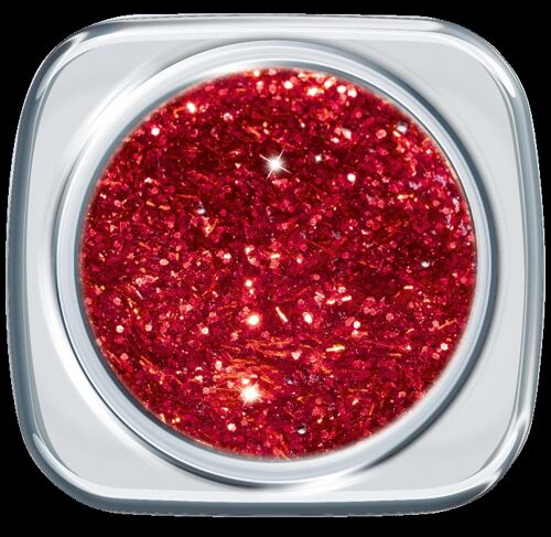 Glitter UV Gel Romantic Red 210 5g