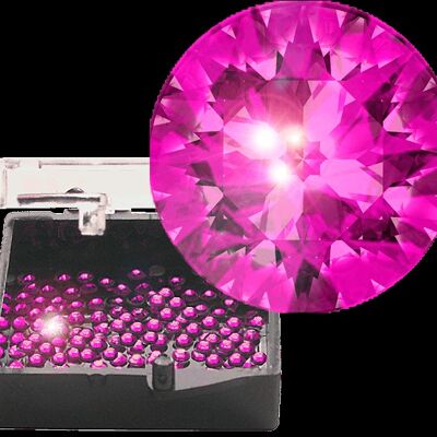 Swarovski Strass Pink 100 Stück