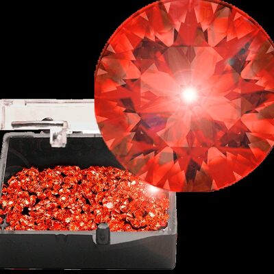 Swarovski Strass Rot 100 Stück