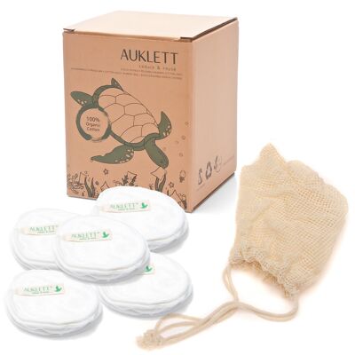 Bamboo Makeup Remover Pads (White)