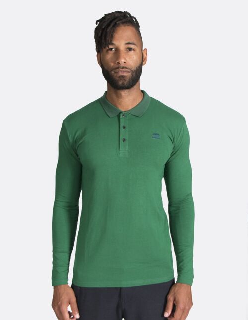 KRIOS - Green Long Sleeve Polo shirt