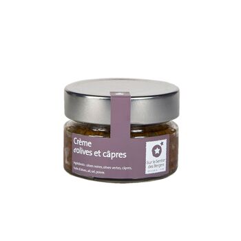 Crème d'olives et câpres 90g | Tartinable apéritif 1