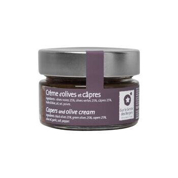 Crème d'olives et câpres 90g | Tartinable apéritif 2