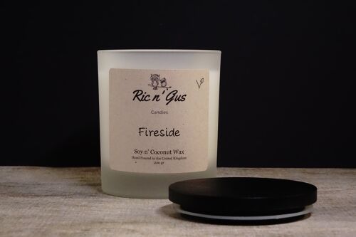Fireside Scented Candle - Soy & Coconut Wax