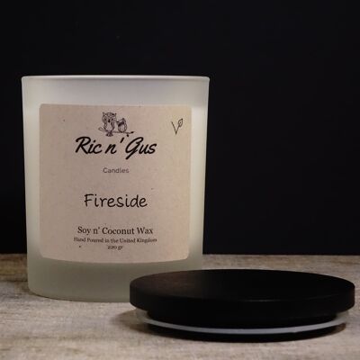 Fireside Scented Candle - Soy & Coconut Wax