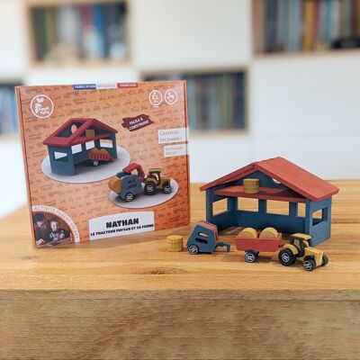 NATHAN, the peasant tractor and his farm | Buildable kit universe