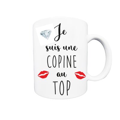 Mug Je suis une copine au top