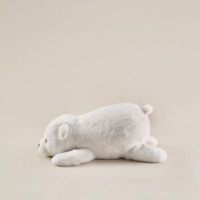Peluche Orsetto Bianco Trasparente 16" 40 cm