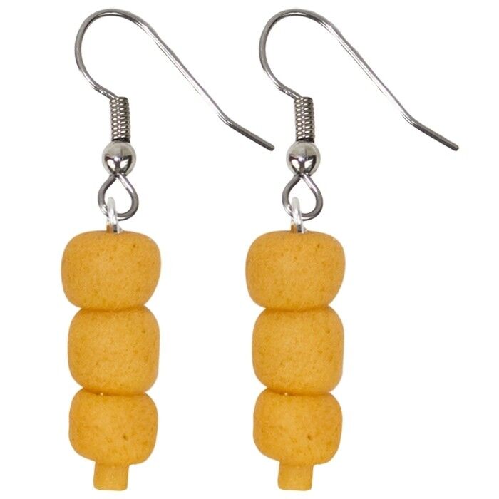 Orecchini di perle, senape