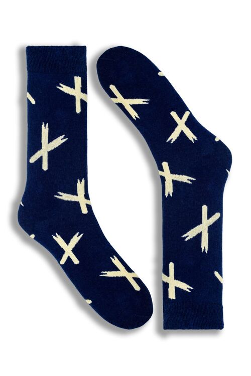 Unisex novelty socks for men and women Chip forks socks