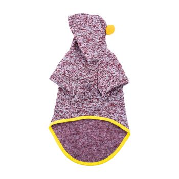 Pull pour chien Groc Groc Chispa Bordeaux Pompon - S 4