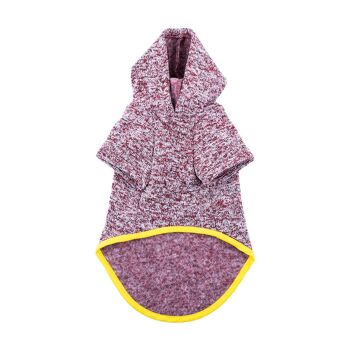 Pull pour chien Groc Groc Chispa Bordeaux Pompon - S 5