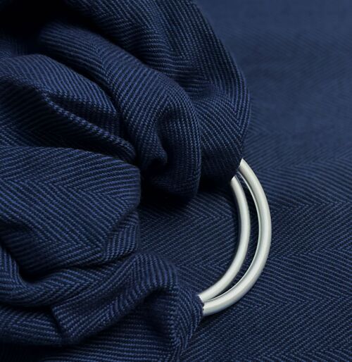 Ringsling, Cashmere/Cotton, Dark Blue