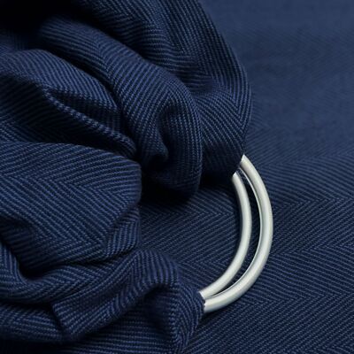 Ringsling, Cashmere/Cotton, Dark Blue