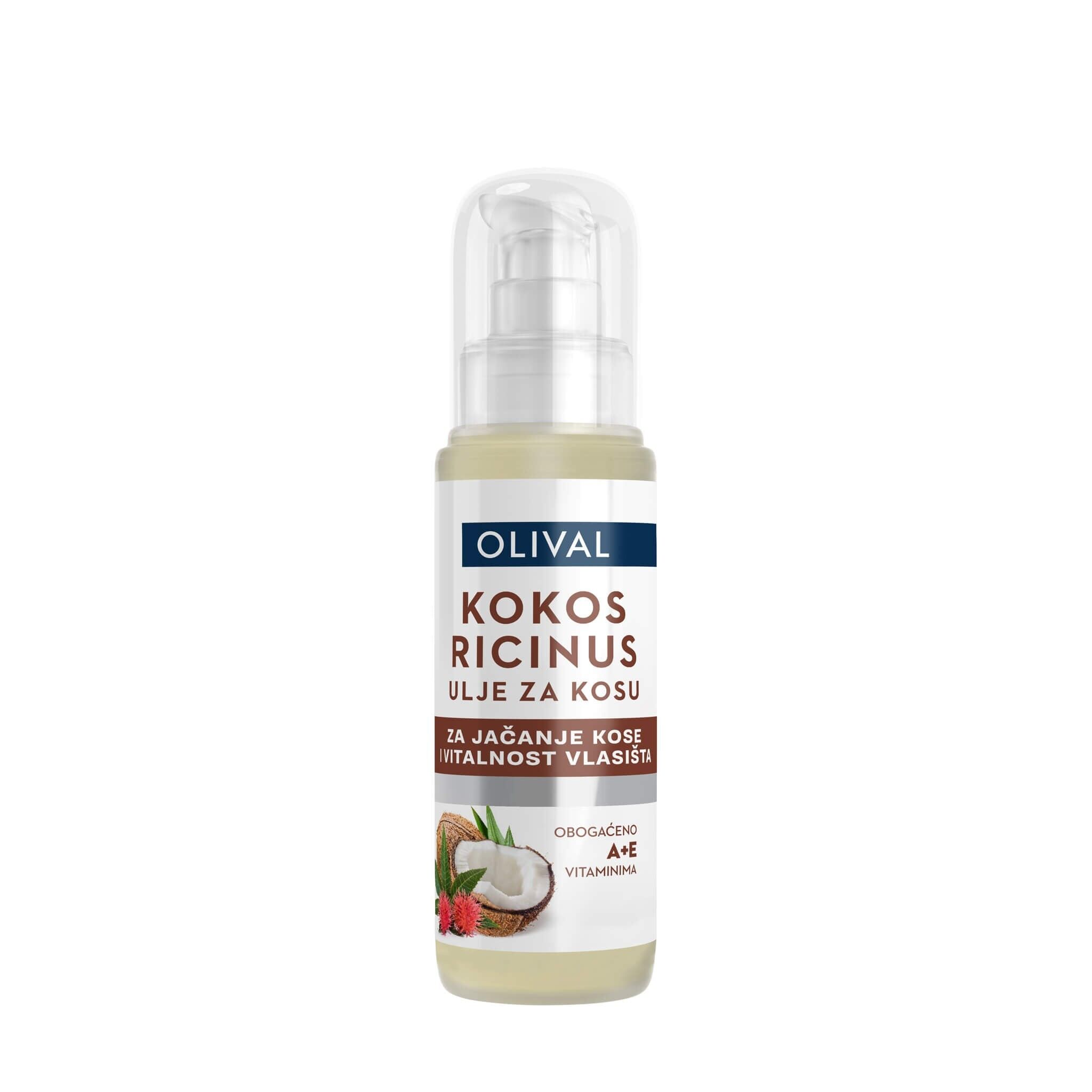 Olio di Ricino di Cocco per Capelli