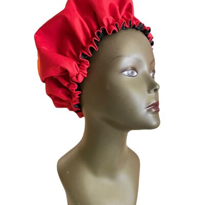 Adjustable care cap in cotton wax