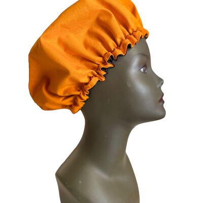 Bonnet anti casse réglable en coton de wax