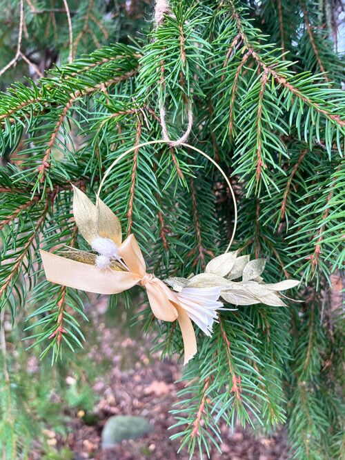 Christmas tree decoration | 4-pack | Dried flower decoration