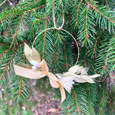 Decoración del árbol de Navidad | paquete de 4 | decoración de flores secas