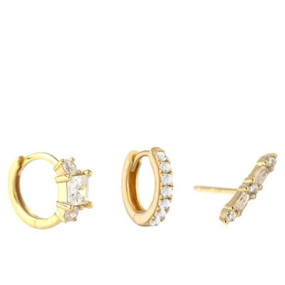 Perdita Earring Set - Gold Plated