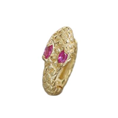 Gold plated Hiss buckle - Pink - Unit
