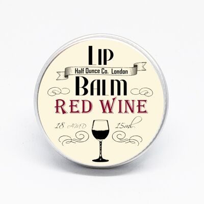 Balsamo per labbra al gusto di vino rosso di Half Ounce Cosmetics