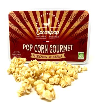 Boite métal popcorn vintage 1