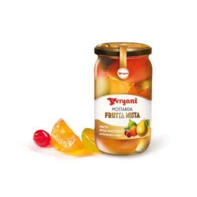 MOSTARDA DE CREMONA ITALIANA (FRUTAS DE MOSTAZA) 400G