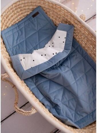 Couette double face Triangles Jeans 100 x 70 cm 4