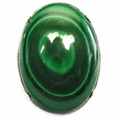 Bague Argent avec Malachite