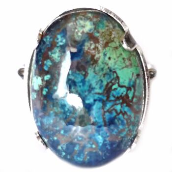 Bague Argent et Chrysocolle