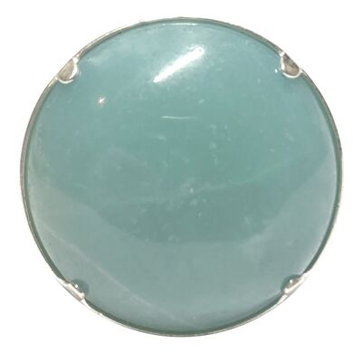 Bague Argent Ronde en Amazonite