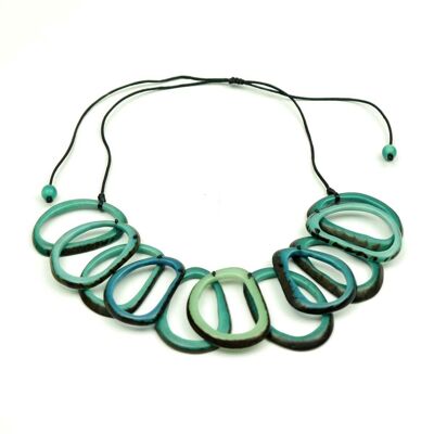 Nahowupi necklace, turquoise